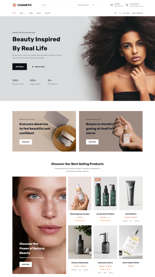 Website Template ECOMMERCE 1 Website Template ECOMMERCE