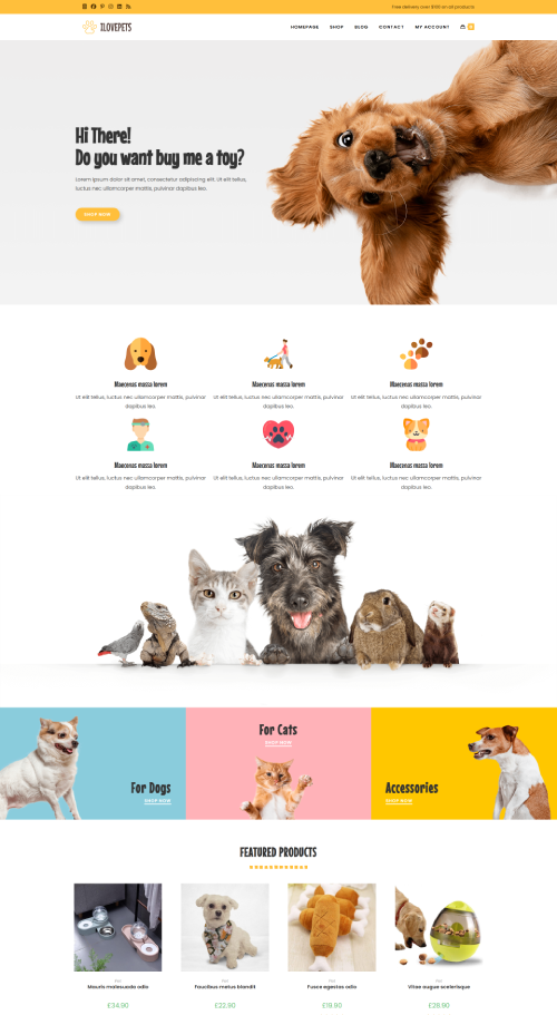 Website Template LOCAL BUSINESS 1 Website Template LOCAL BUSINESS