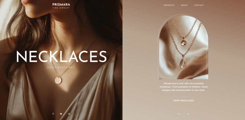 Stunning Jewelry Slider for Showcasing Products