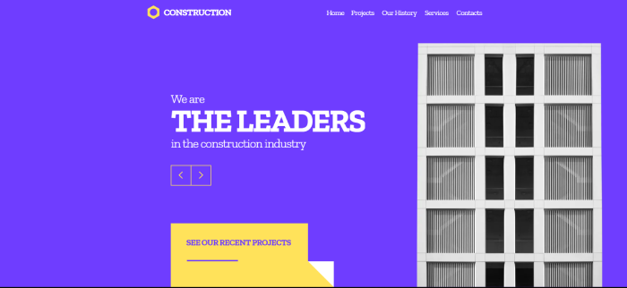 Professional Website for Builders & Contractors